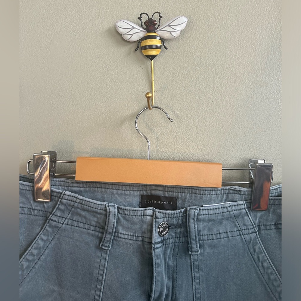 Ladies Silver Jeans